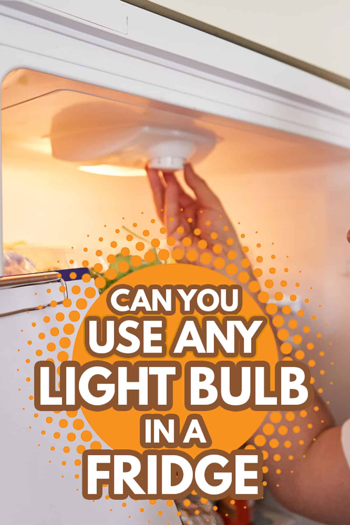 勤杂工用写字板上的检查清单检查冰箱里的照明——你能在冰箱里使用任何灯泡吗?